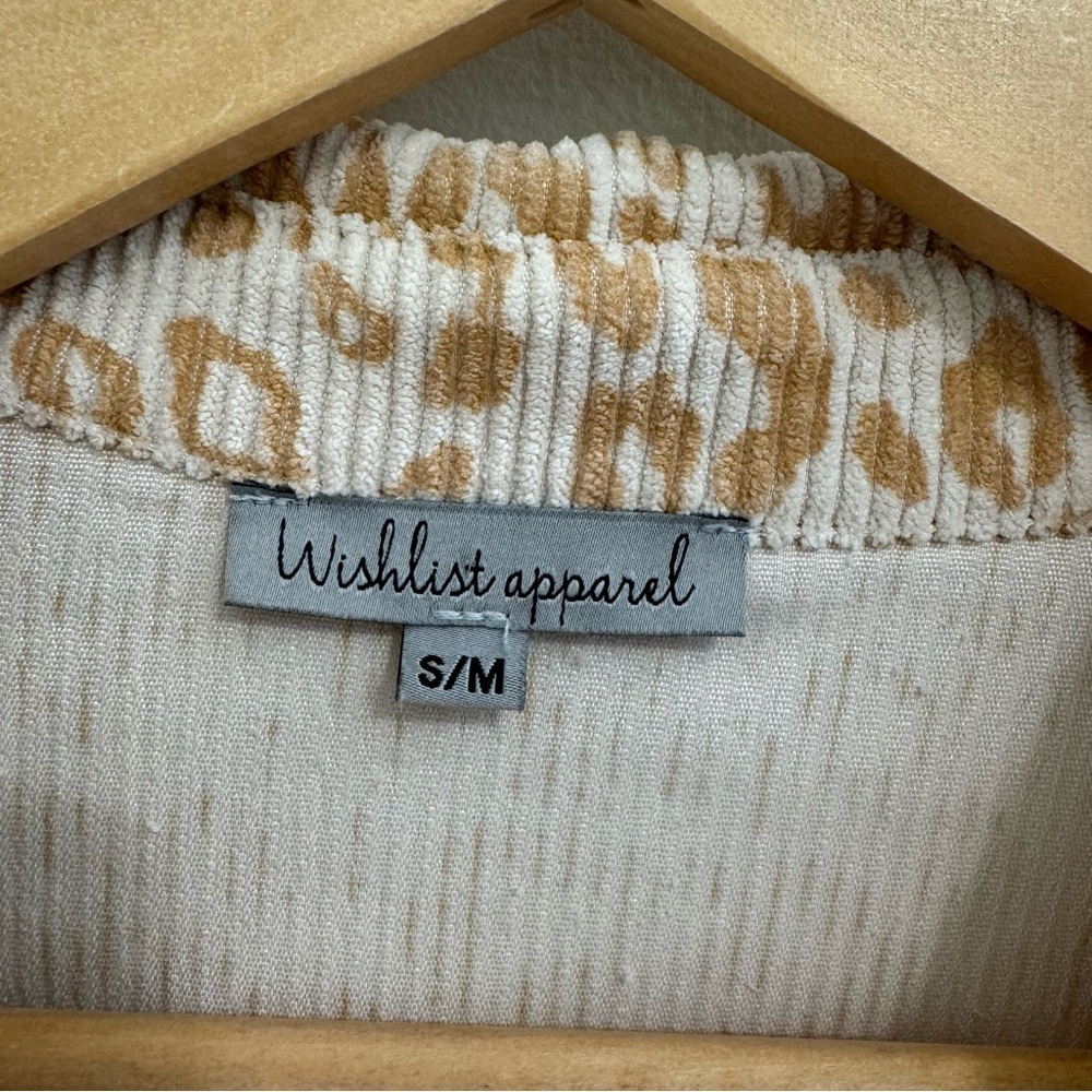 Wishlist Animal Print Corduroy Shacket - Picture 6 of 7